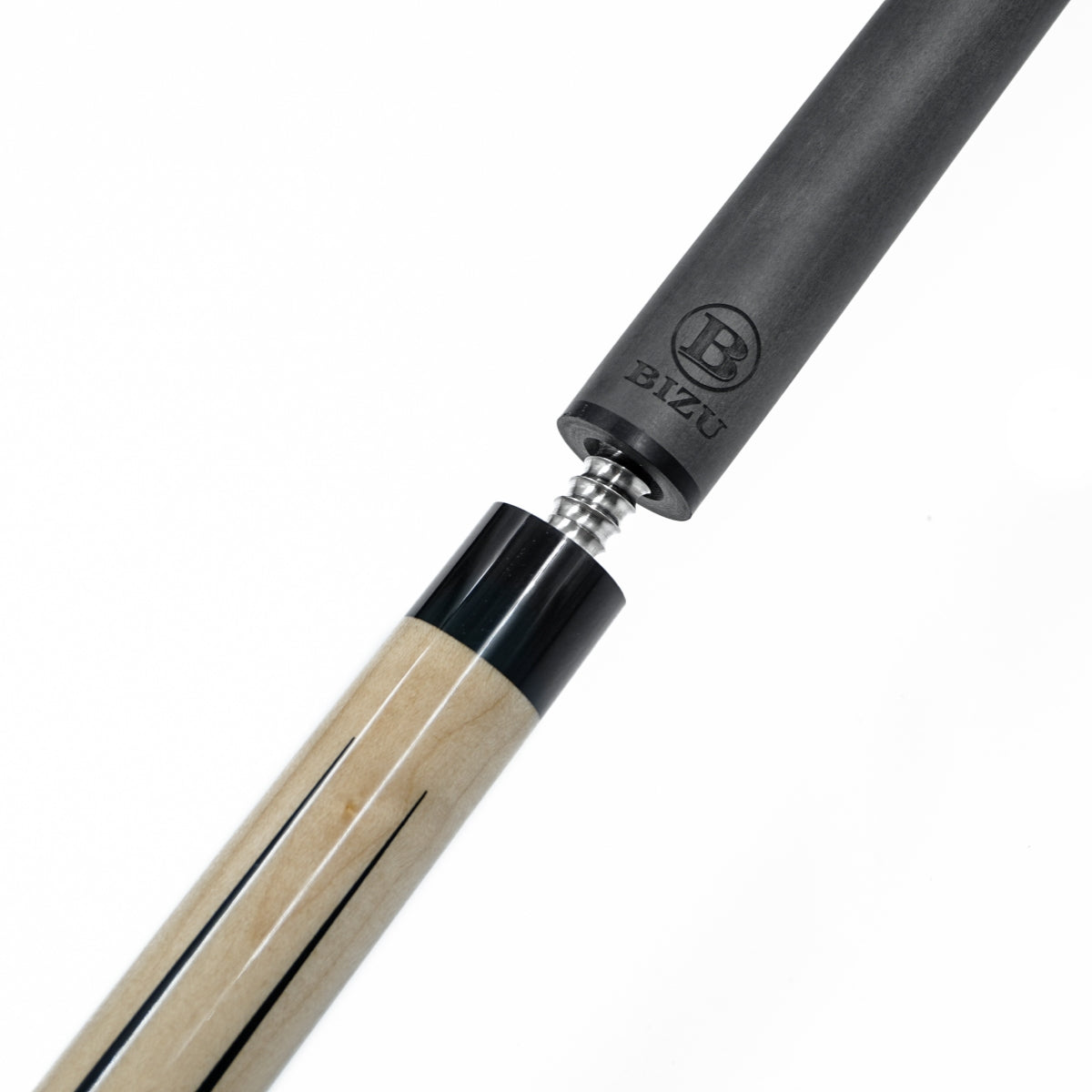 NEBULA 58" Carbon Fiber Pool Cue β Microfiber Leather Wrap | Flames
