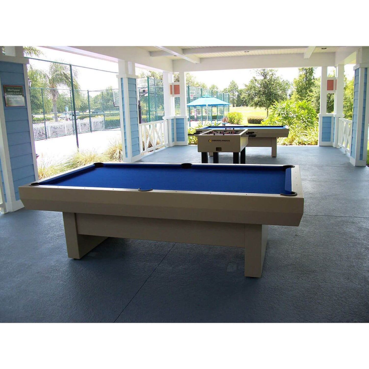 Gameroom Concepts 2000 Series 8ft Outdoor Pool Table