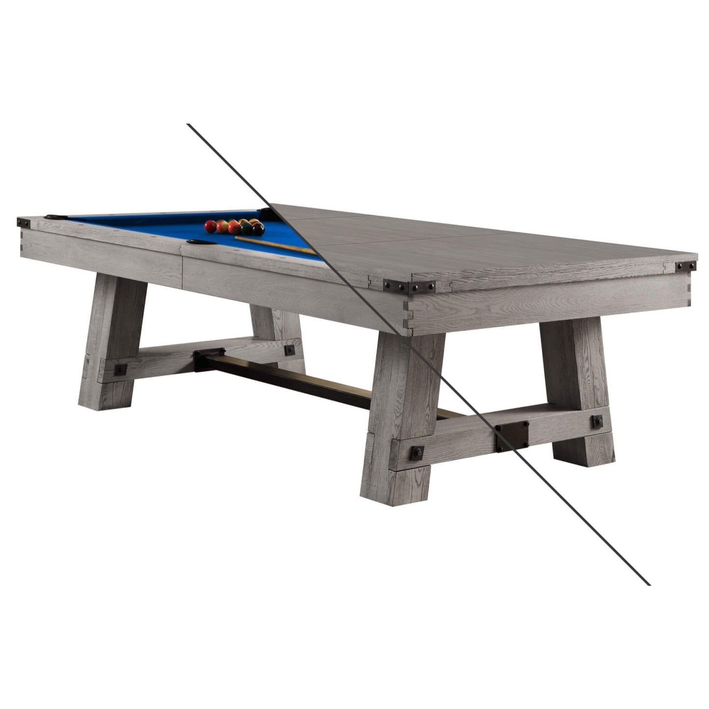 Playcraft Yukon River Slate Pool Table with Optional Dining Top - Gaming Blaze