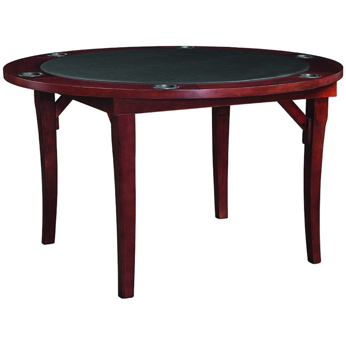 RAM Game Room 48" Round Folding Poker Table 6 Person - Gaming Blaze