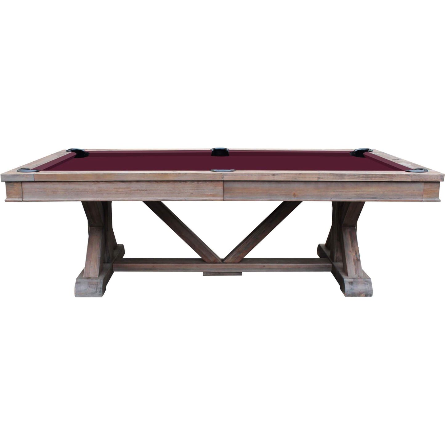 Playcraft Brazos River 8' Slate Pool Table with Optional Dining Top - Gaming Blaze