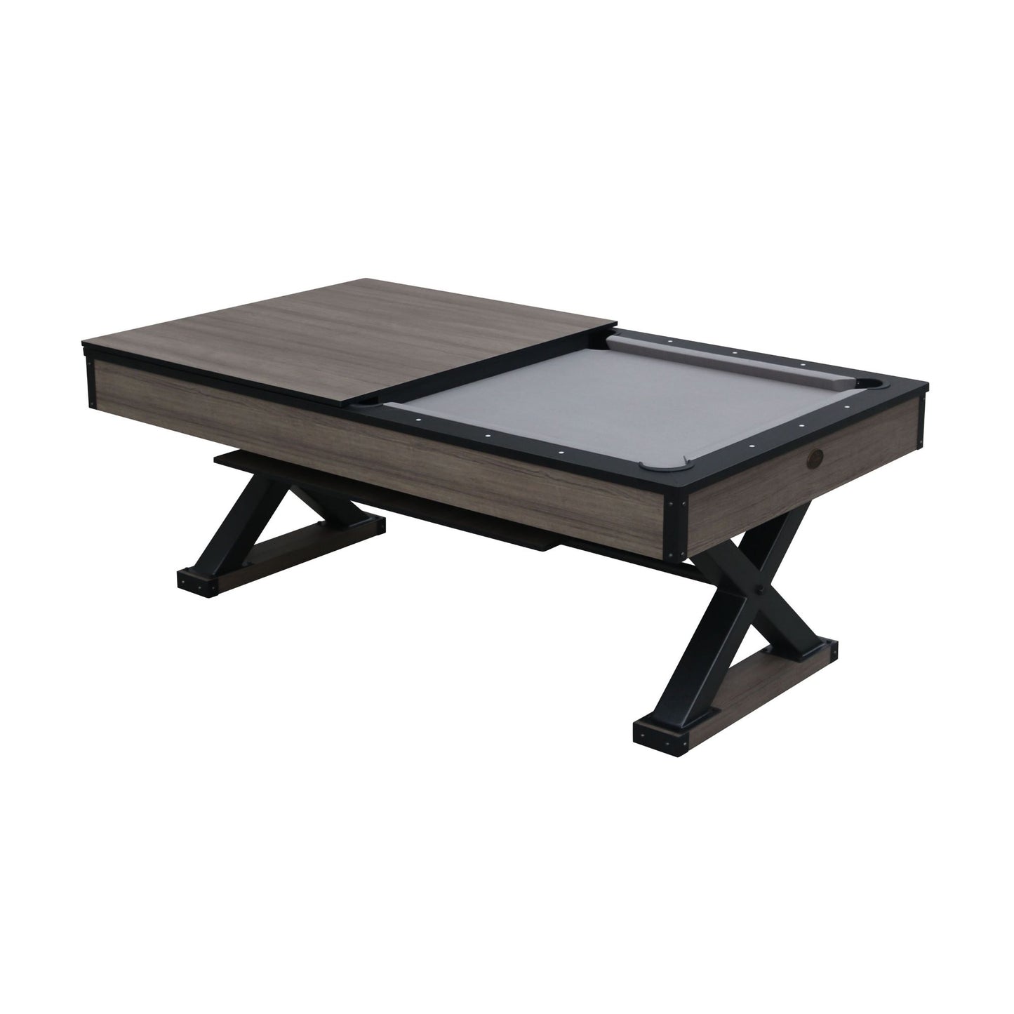 Playcraft Wolf Creek 7' Pool Table with Dining Top - Gaming Blaze