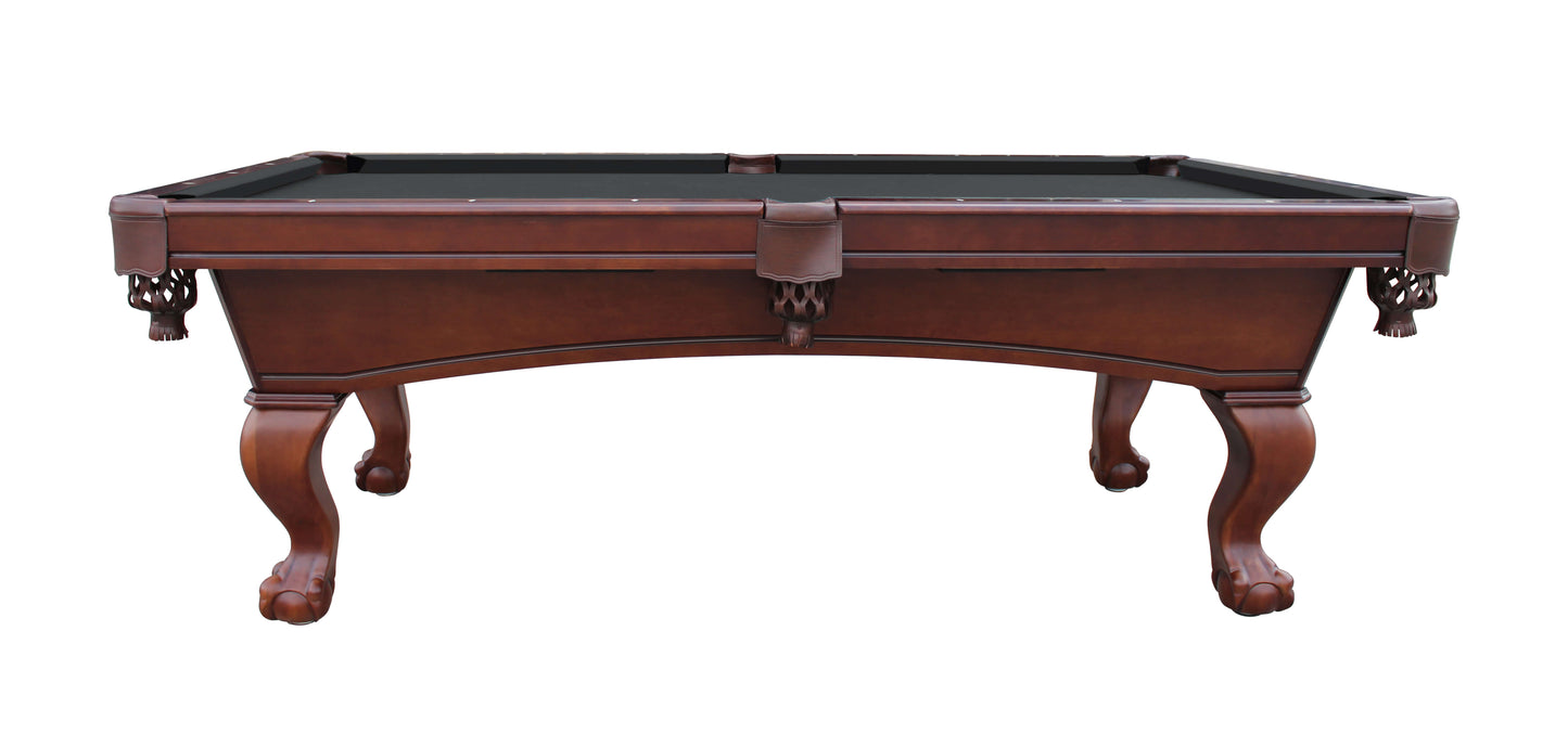 Hathaway Westport Antique Walnut 8ft Slate Pool Table - Gaming Blaze
