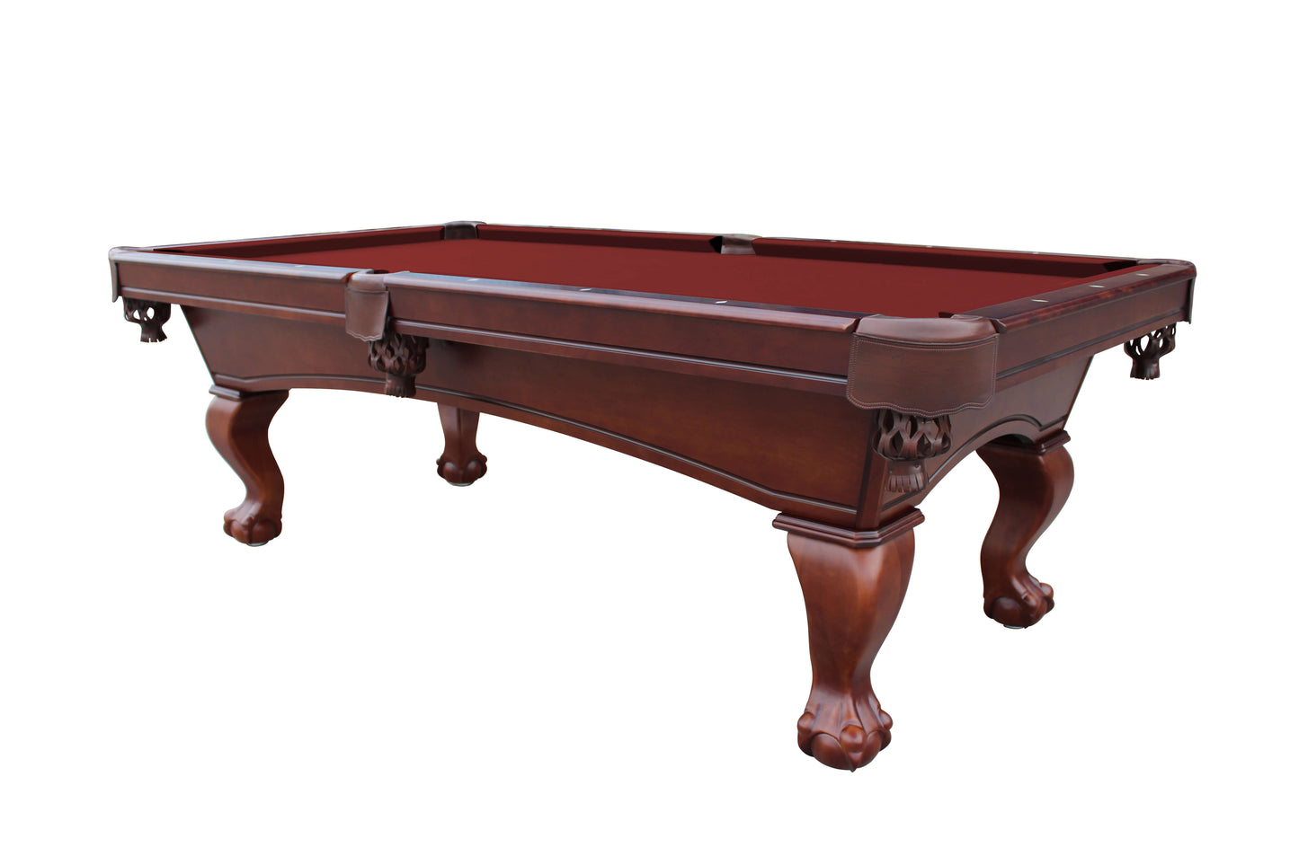 Hathaway Westport Antique Walnut 8ft Slate Pool Table - Gaming Blaze