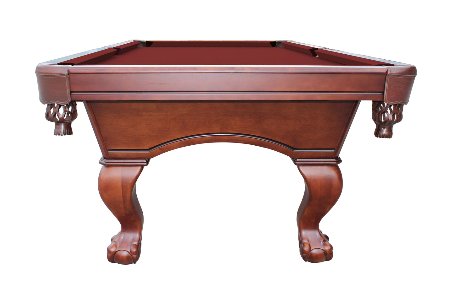 Hathaway Westport Antique Walnut 8ft Slate Pool Table - Gaming Blaze