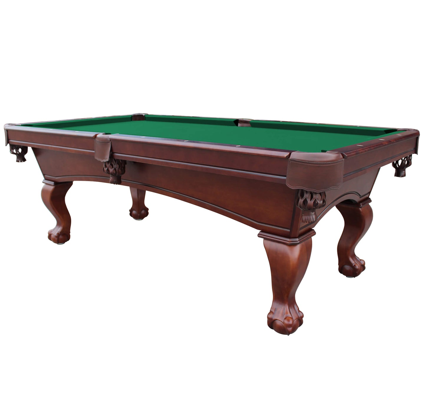 Hathaway Westport Antique Walnut 8ft Slate Pool Table - Gaming Blaze