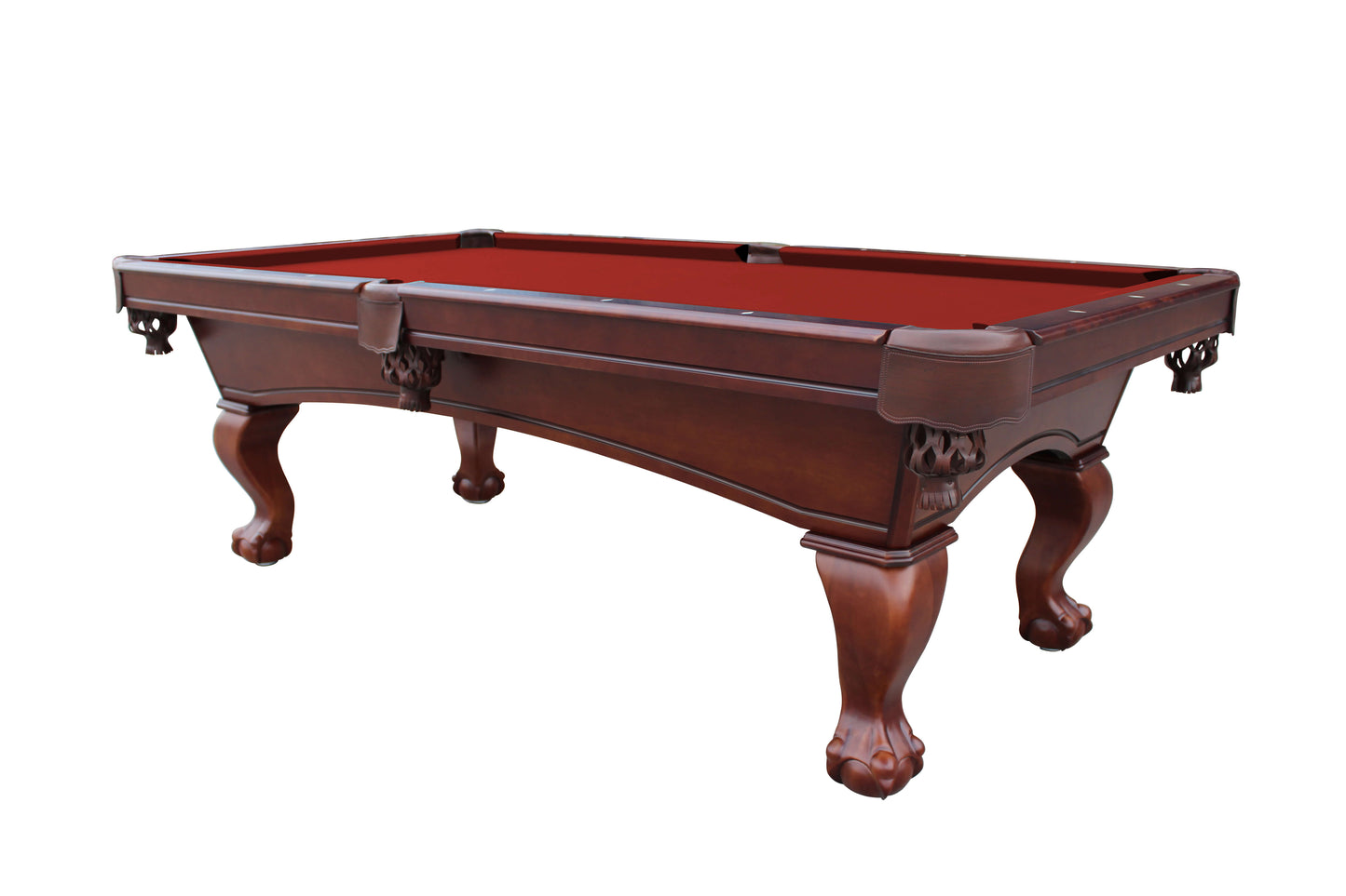 Hathaway Westport Antique Walnut 8ft Slate Pool Table - Gaming Blaze