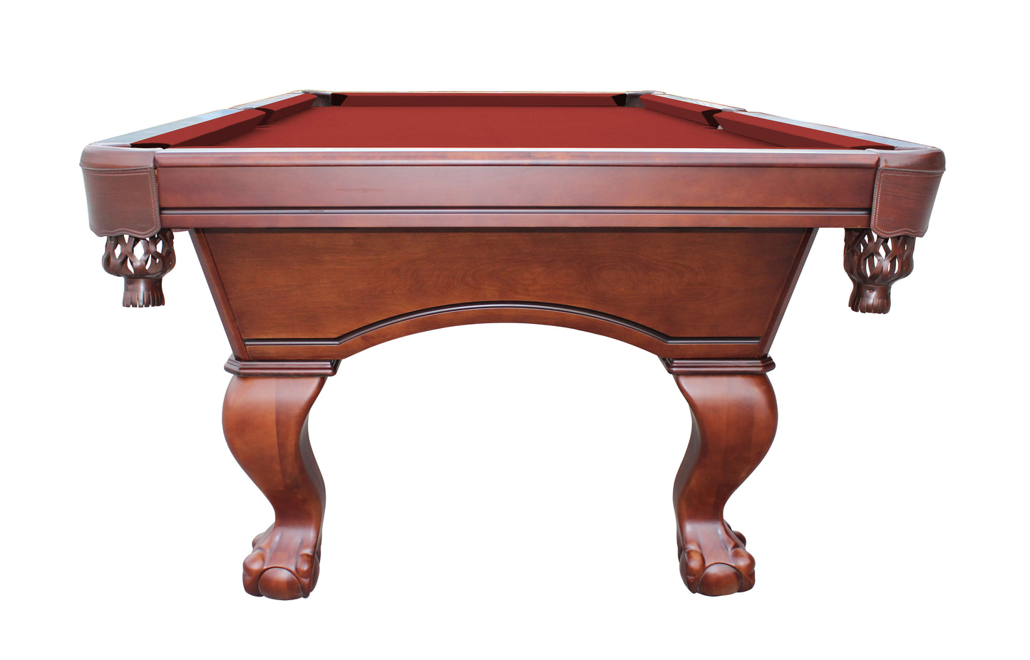 Hathaway Westport Antique Walnut 8ft Slate Pool Table - Gaming Blaze