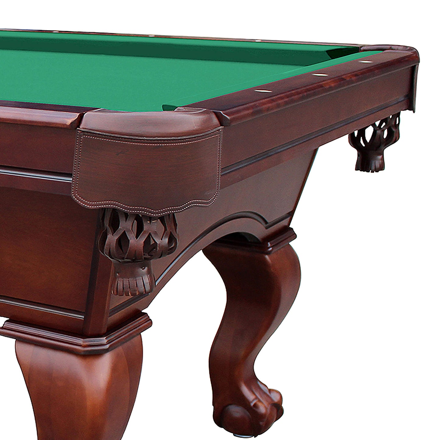Hathaway Westport Antique Walnut 8ft Slate Pool Table - Gaming Blaze