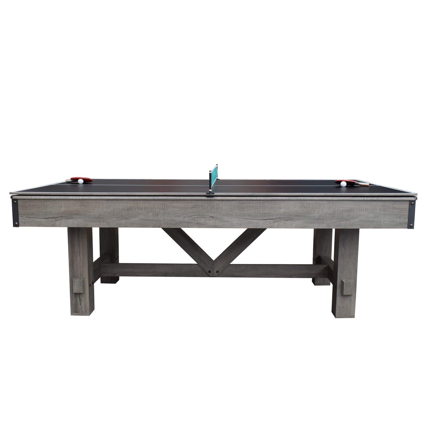 Hathaway Logan 7ft Multi Game Pool Dining Table with Benches - Gaming Blaze