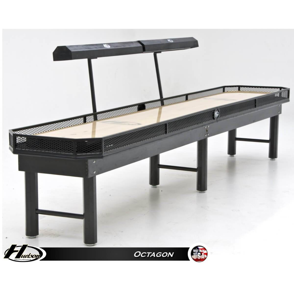 Hudson Octagon Shuffleboard Table 9'-22' - Gaming Blaze
