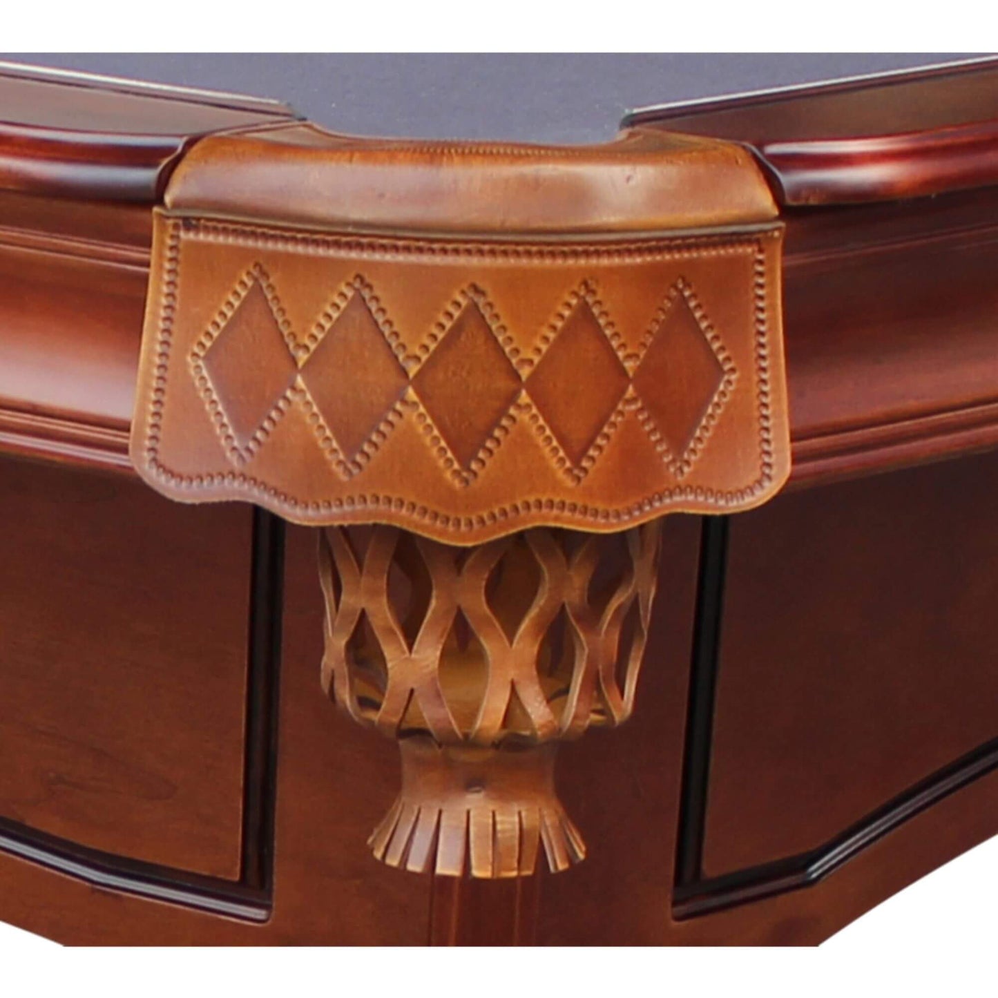 Playcraft Charles River 8' Slate Pool Table with Leather Drop Pockets - Gaming Blaze