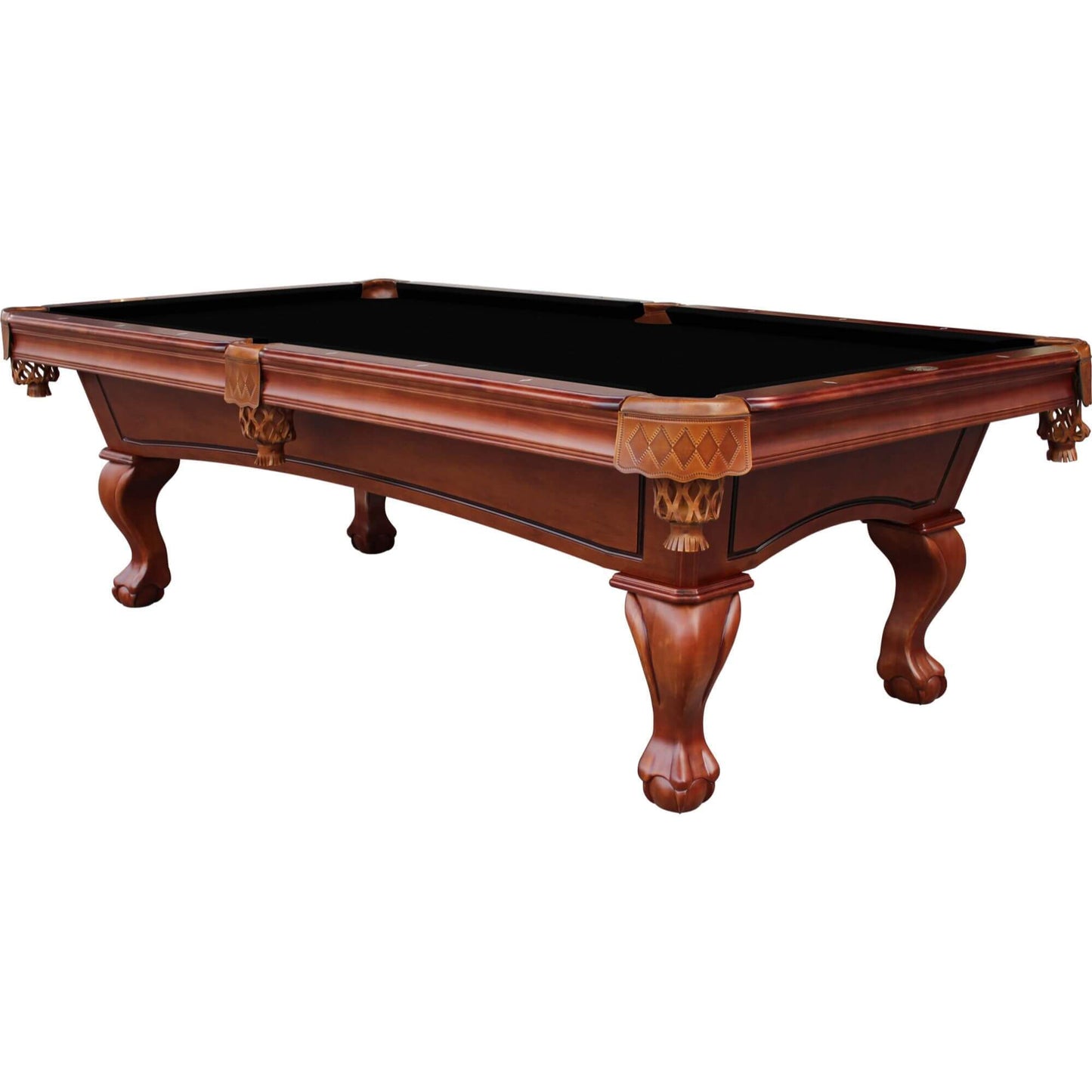 Playcraft Charles River 8' Slate Pool Table with Leather Drop Pockets - Gaming Blaze