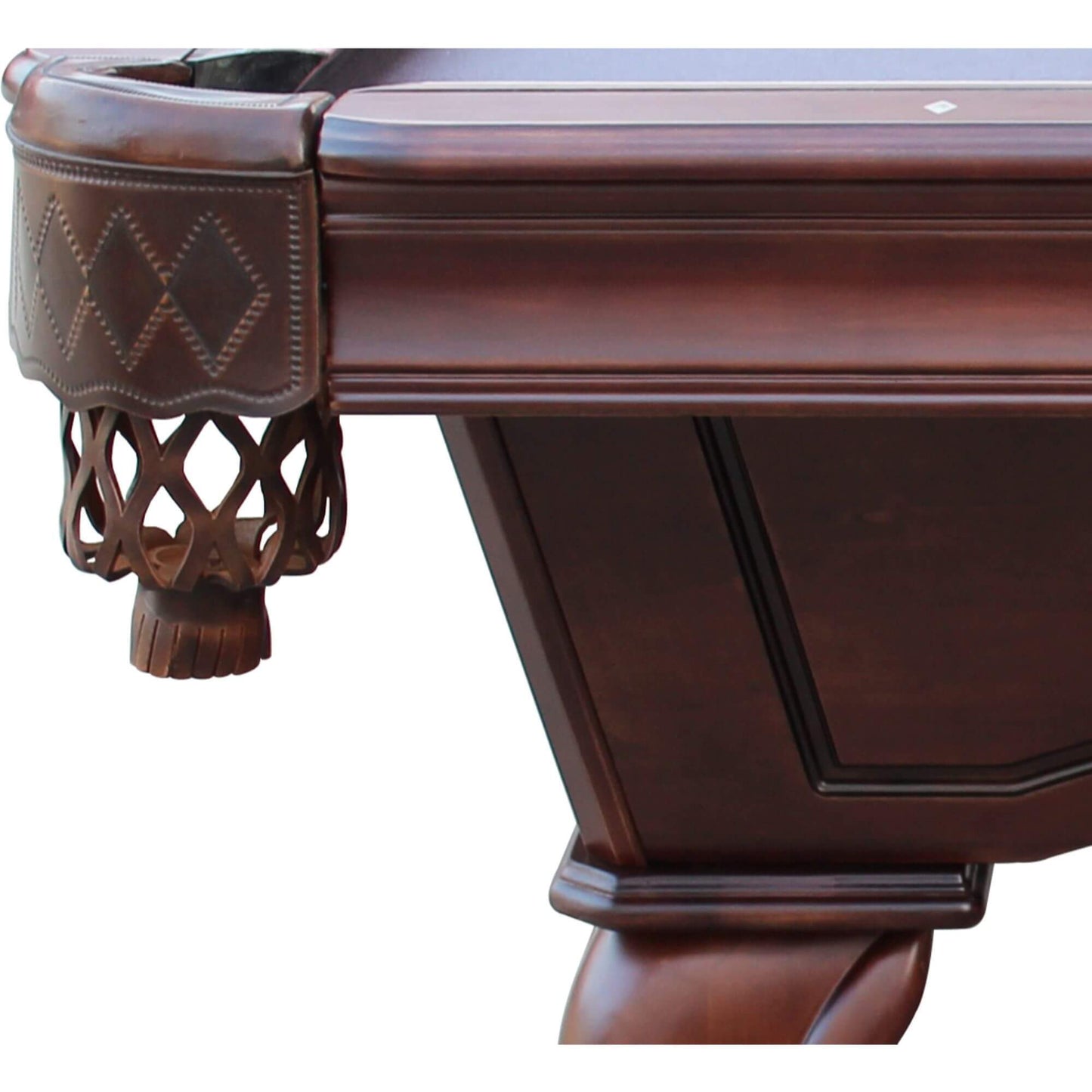 Playcraft Charles River 8' Slate Pool Table with Leather Drop Pockets - Gaming Blaze