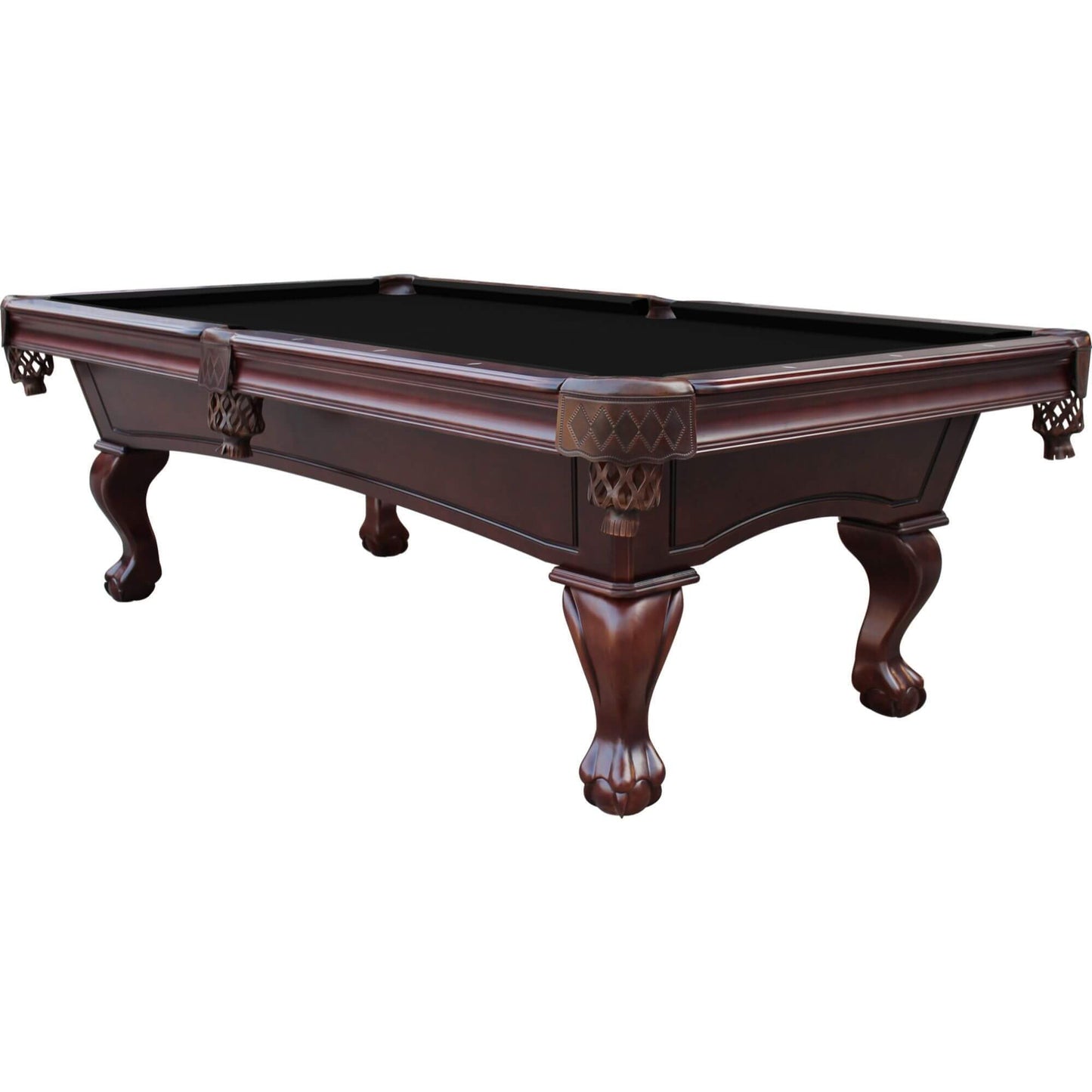 Playcraft Charles River 8' Slate Pool Table with Leather Drop Pockets - Gaming Blaze