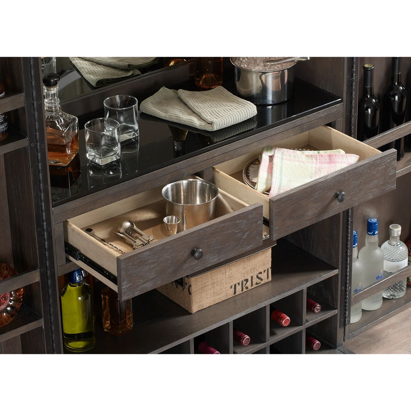 American Heritage Fairfield Wine Cabinet - Gaming Blaze