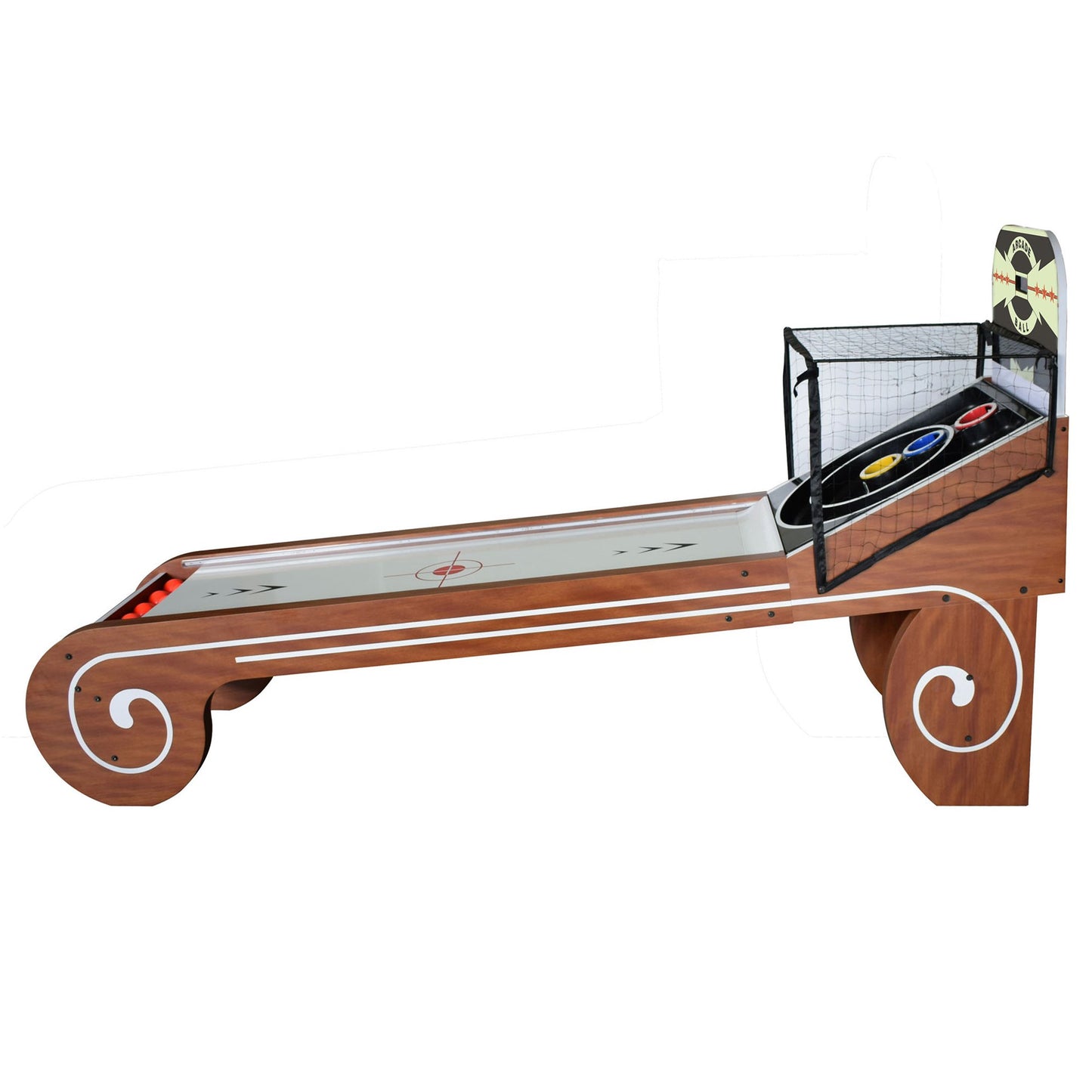 Hathaway Boardwalk Arcade 8ft Skee Ball Table - Gaming Blaze