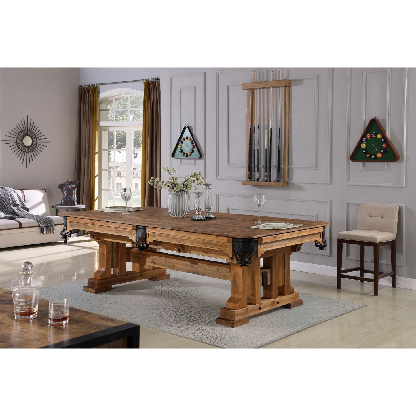 Playcraft Colorado Slate Pool Table with Optional Dining Top - Gaming Blaze