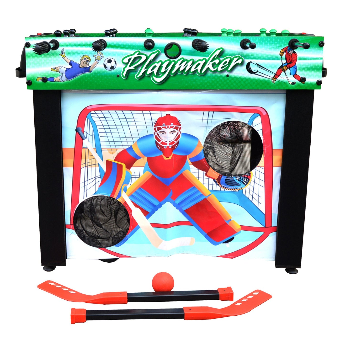 Hathaway Playmaker 3 in 1 Foosball Multi Game Table - Gaming Blaze