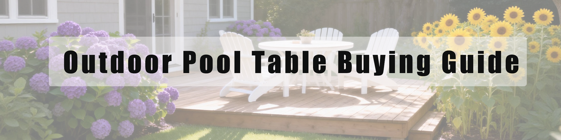 Outdoor Pool Table Buying Guide (2026): Weatherproof Picks & Setup Checklist
