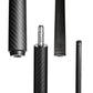 Full view of MARS IMPACT full carbon fiber billiard pool cue