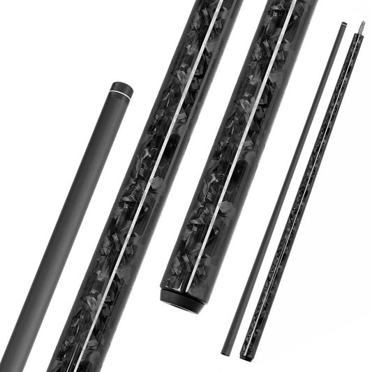 MARS IMPACT carbon fiber pool cue 58 inch Black Dark Night edition