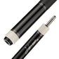 NEBULA 58 inch carbon fiber pool cue Black Comet with leather grip and radial joint low deflection billiard cue