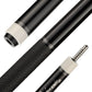 NEBULA 58 inch carbon fiber pool cue Black Comet with leather grip and radial joint low deflection billiard cue