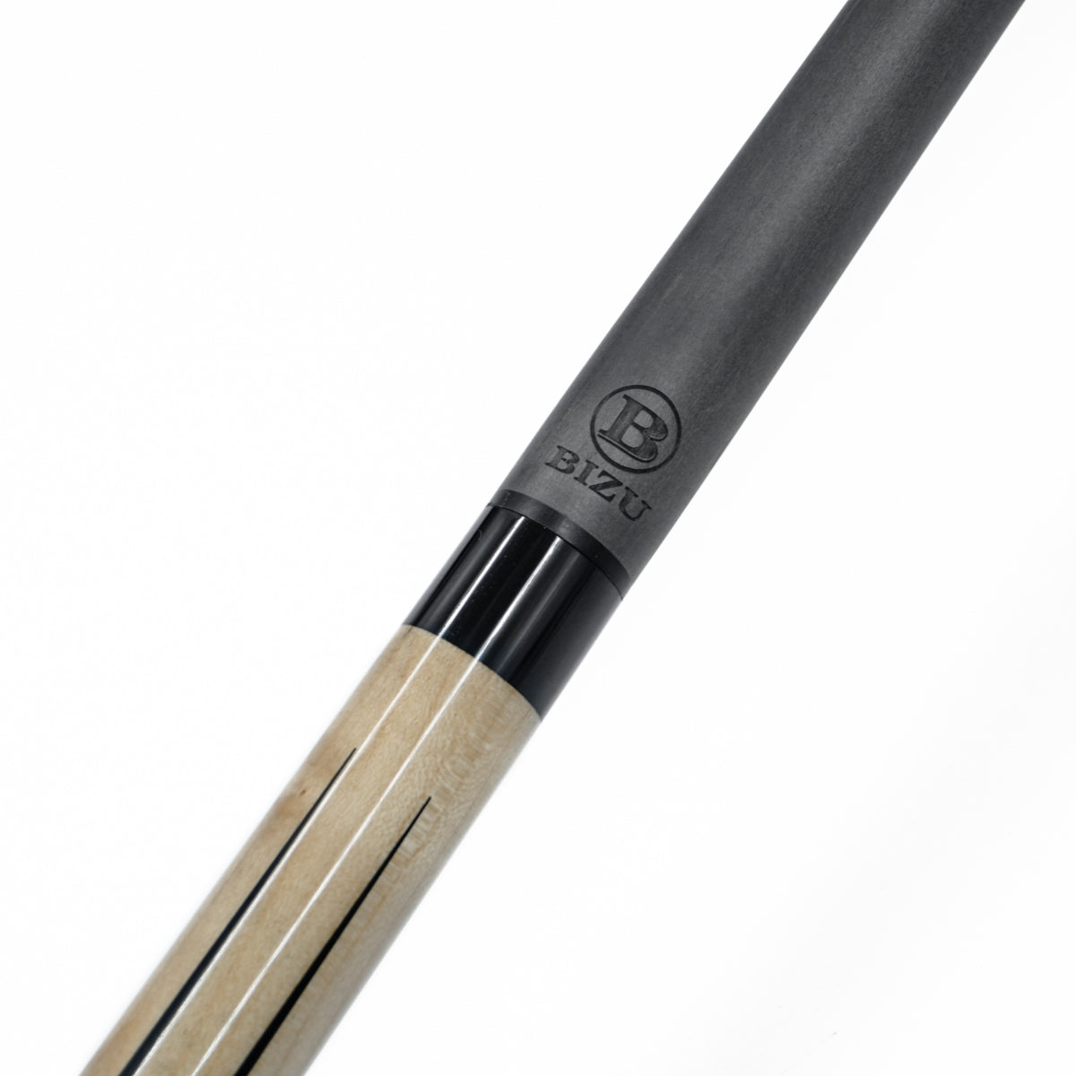 NEBULA 58" Carbon Fiber Pool Cue – Microfiber Leather Wrap | Flames