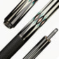 NEBULA 58 inch carbon fiber pool cue phantom prism design with leather grip and radial joint low deflection billiard cue