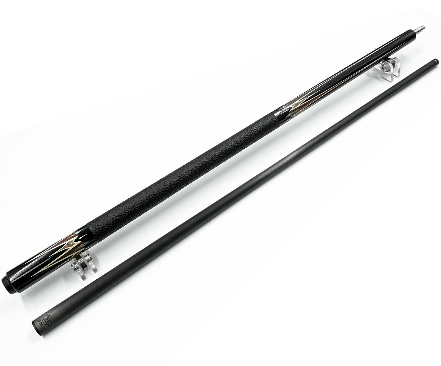 Wood and composite butt construction of NEBULA pool cue