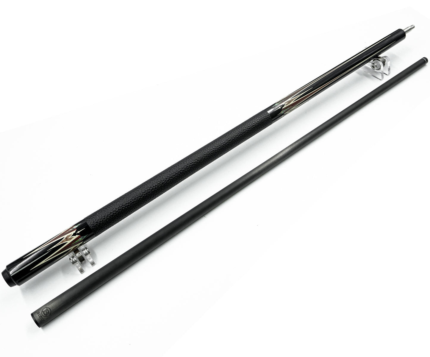 Wood and composite butt construction of NEBULA pool cue