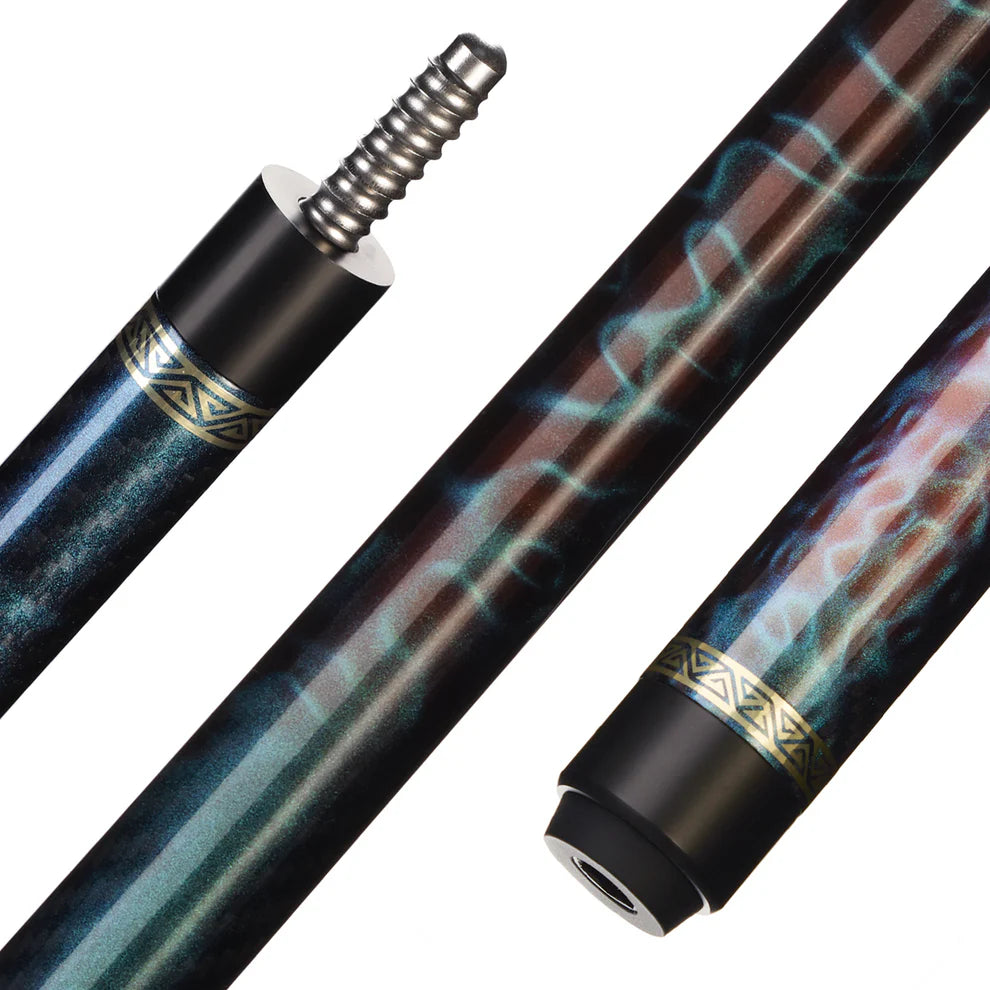 Ocean Star Atlantis carbon fiber pool cue 58 inch toray t800 shaft kamui tip low deflection professional billiard cue