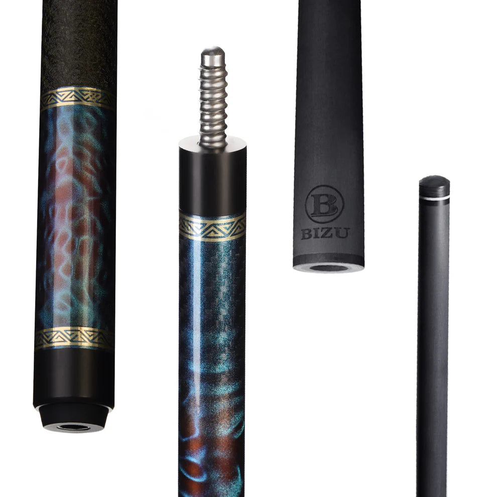 Ocean Star Atlantis carbon fiber pool cue 58 inch toray t800 shaft kamui tip low deflection professional billiard cue