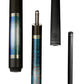 Ocean Star blue dream carbon fiber pool cue 58 inch toray t800 shaft low deflection billiard cue professional
