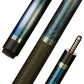 Ocean Star blue dream carbon fiber pool cue 58 inch toray t800 shaft low deflection billiard cue professional