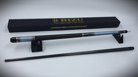 Ocean Star blue dream carbon fiber pool cue 58 inch toray t800 shaft low deflection billiard cue professional