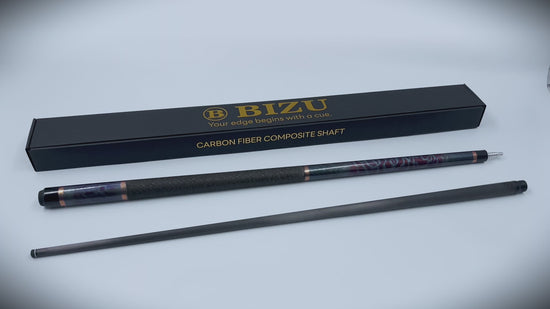 Ocean Star Atlantis carbon fiber pool cue 58 inch toray t800 shaft kamui tip low deflection professional billiard cue