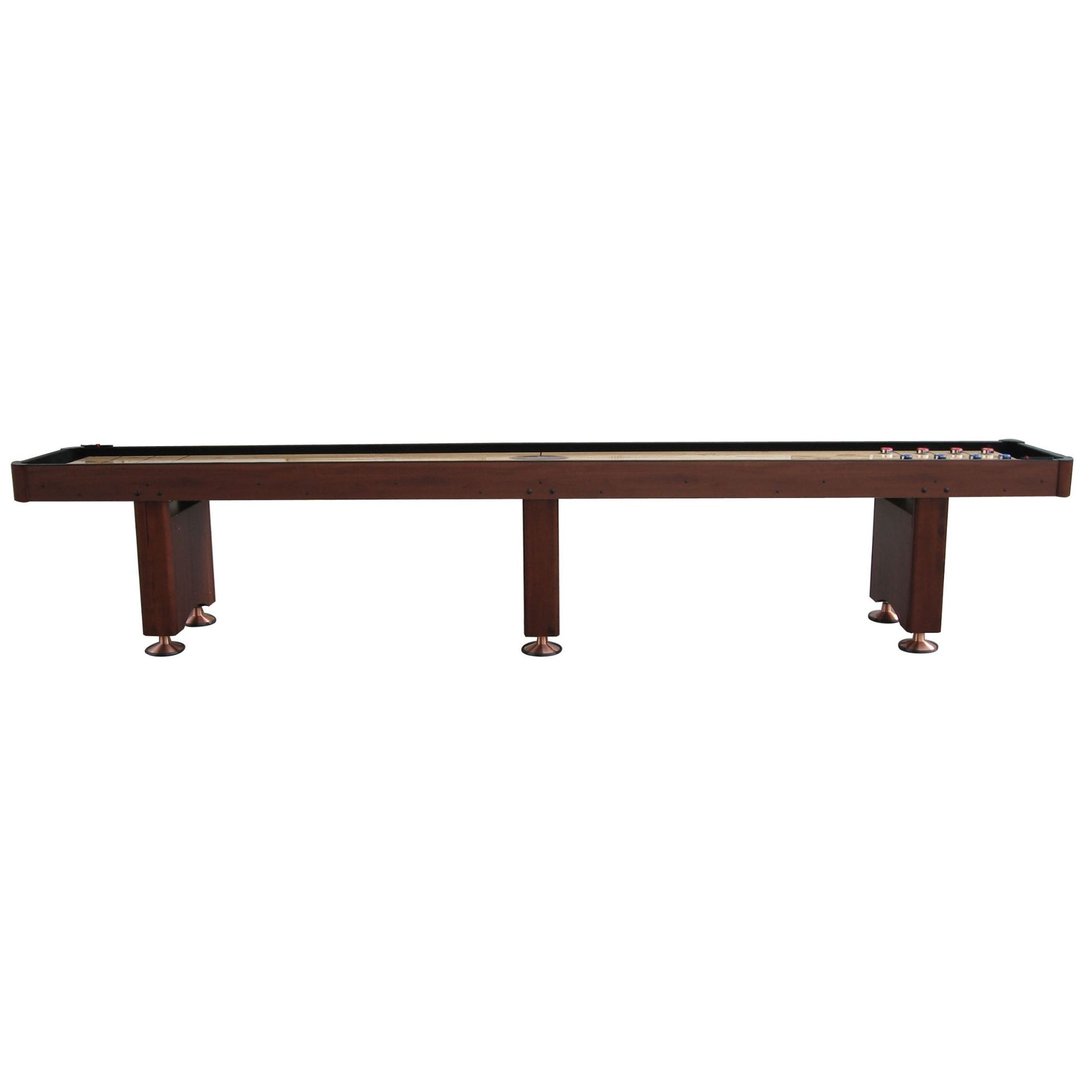 Playcraft Woodbridge Shuffleboard Table with Playing Accessories - Gaming Blaze