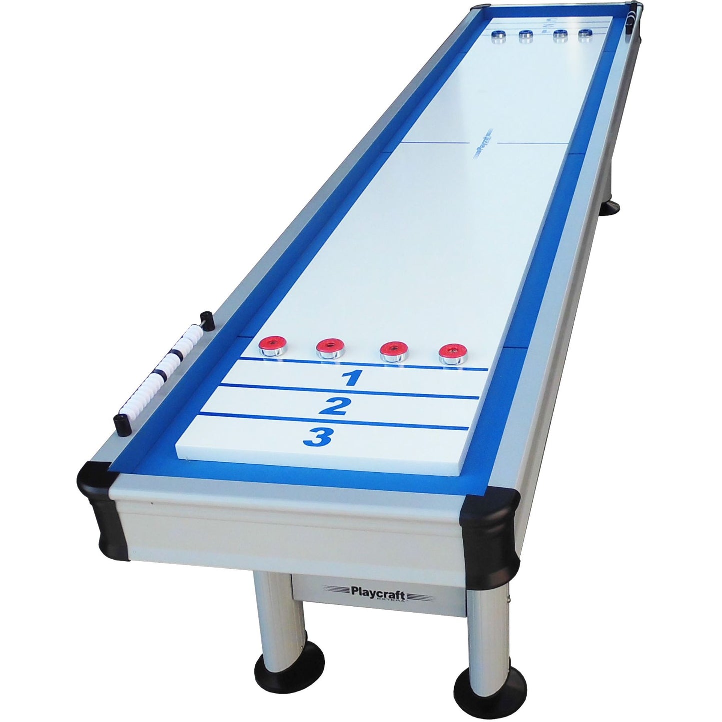 Playcraft Extera Outdoor Shuffleboard Table with Playing Accessories - Gaming Blaze