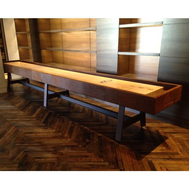 Hudson Pasadena Shuffleboard Table 9'-22' with Custom Finish Options - Gaming Blaze