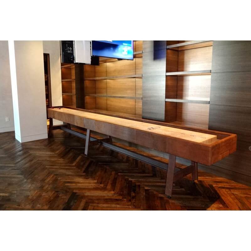 Hudson Pasadena Shuffleboard Table 9'-22' with Custom Finish Options - Gaming Blaze