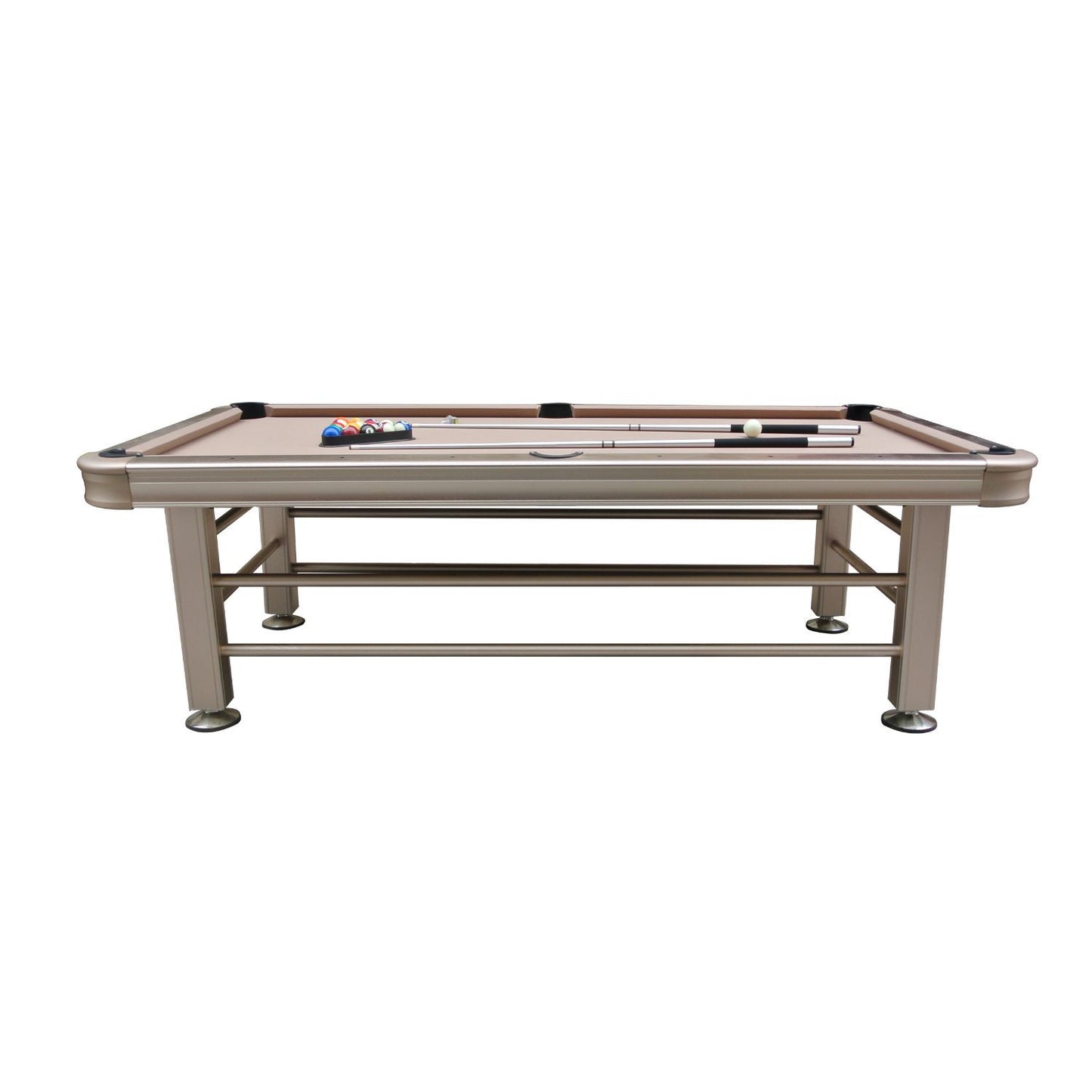 Imperial 8ft Outdoor Pool Table All Weather with Playing Accessories - Gaming Blaze