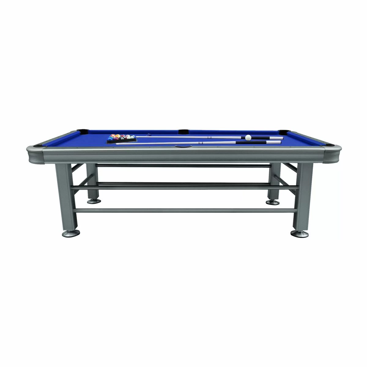 Imperial 8ft Outdoor Pool Table Light Grey - Gaming Blaze