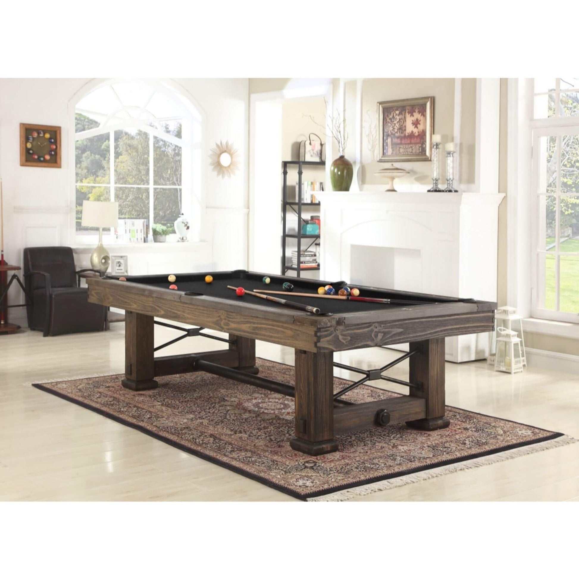 Playcraft Rio Grande Slate Pool Table with Optional Dining Top - Gaming Blaze