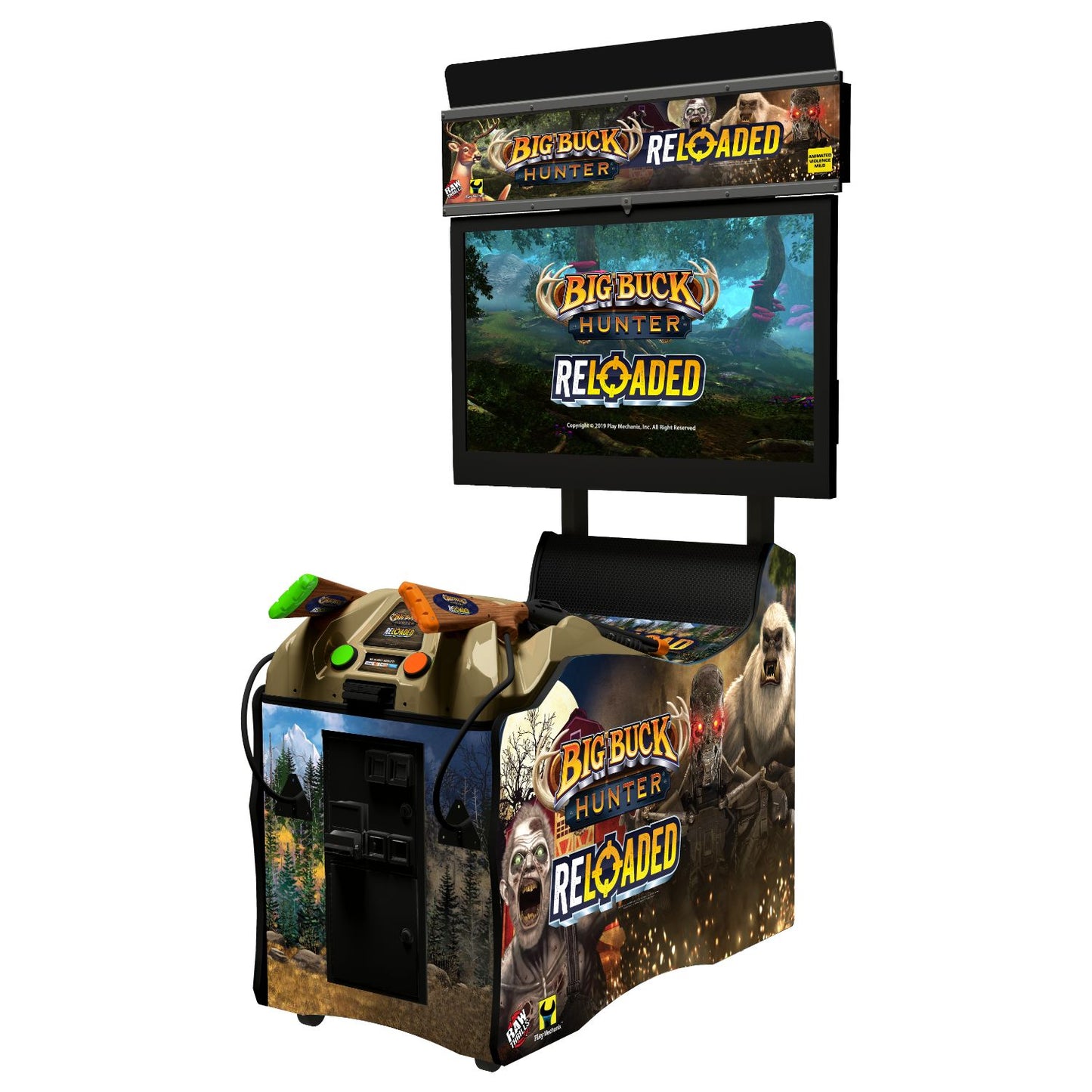 Raw Thrills Big Buck Hunter Reloaded Arcade Game - Gaming Blaze
