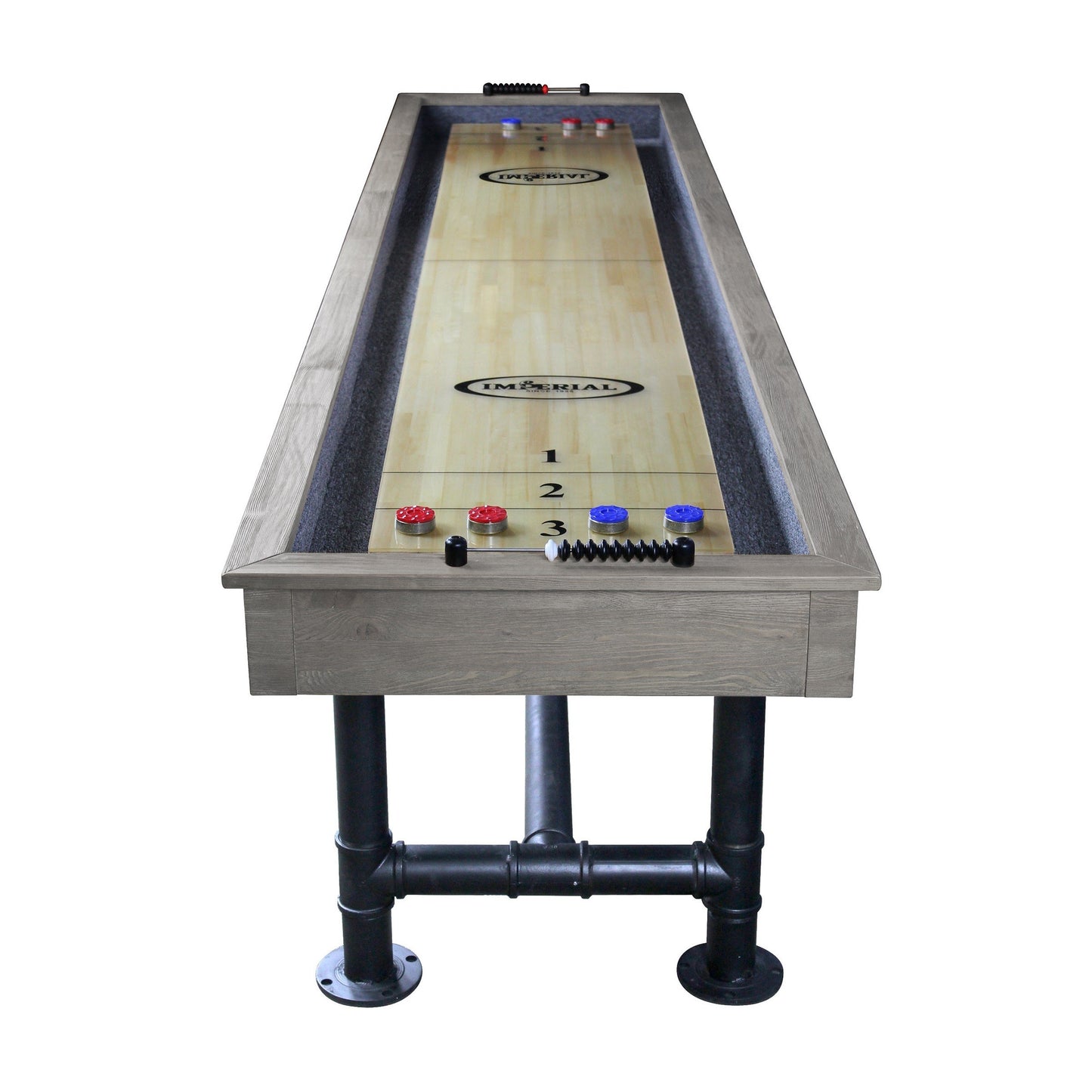 Imperial Bedford 9ft Shuffleboard Table in Silver Mist - Gaming Blaze