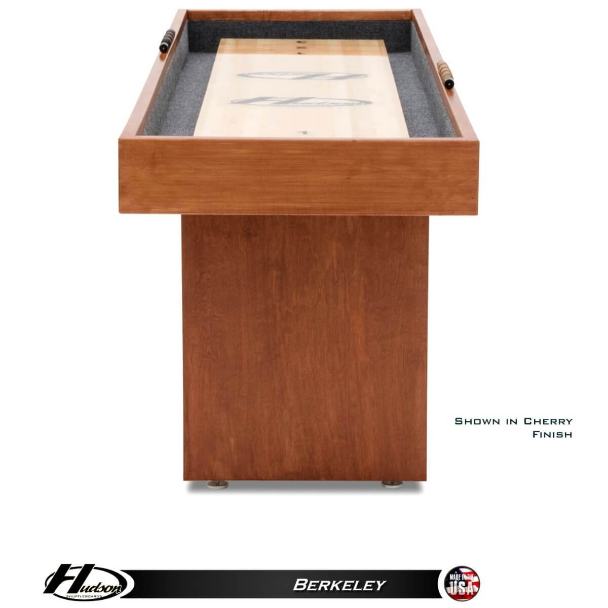 Hudson Berkeley Shuffleboard Table 9'-22' with Custom Stains - Gaming Blaze