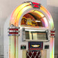  Rock-Ola Bubbler CD Jukebox In Gloss White - Gaming Blaze