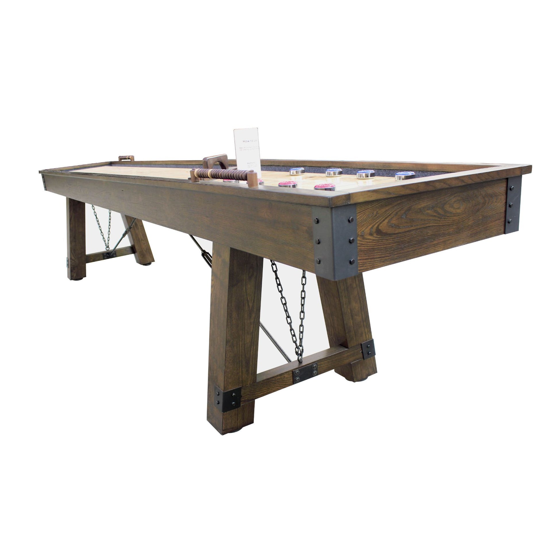 Hathaway Cheyenne 12ft Shuffleboard Table - Gaming Blaze